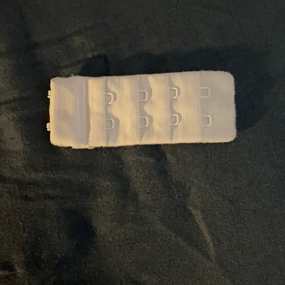 White bra extender.